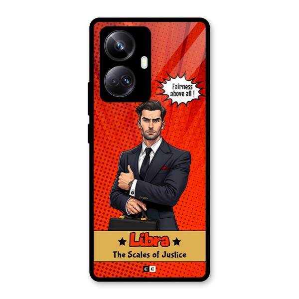 Impartial Libra Glass Back Case for Realme 10 Pro Plus