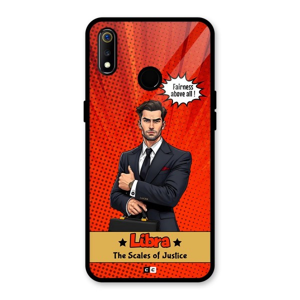 Impartial Libra Glass Back Case for Realme 3