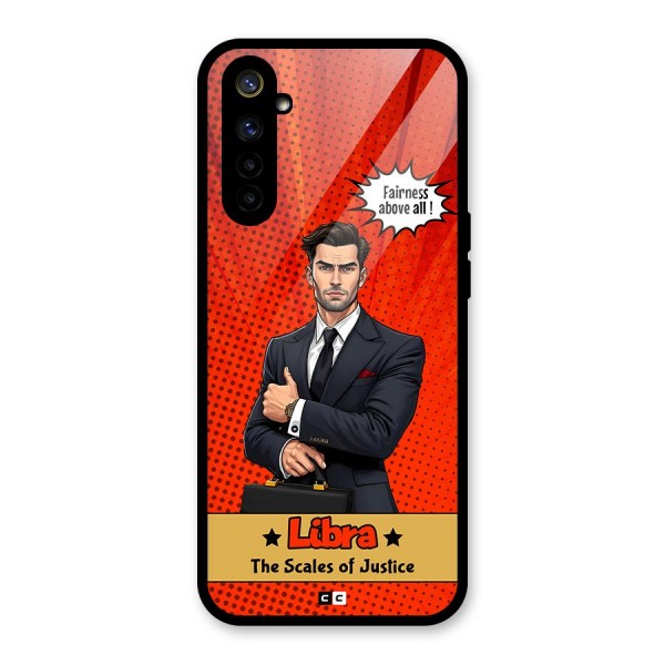 Impartial Libra Glass Back Case for Realme 6