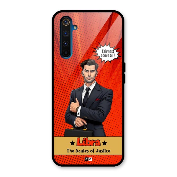 Impartial Libra Glass Back Case for Realme 6 Pro