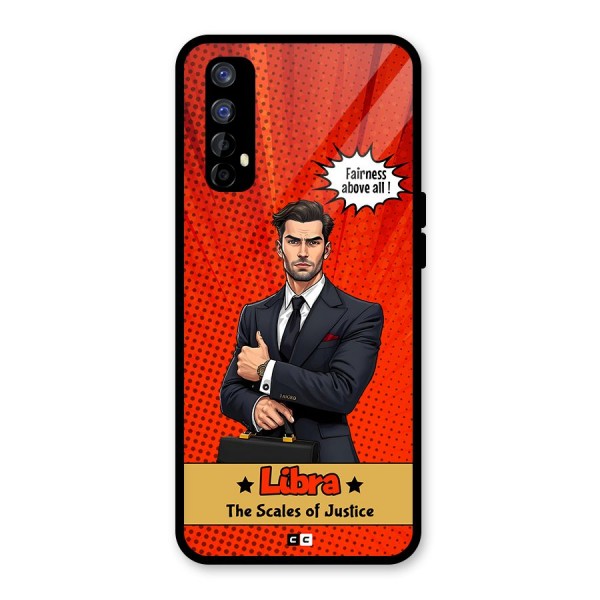 Impartial Libra Glass Back Case for Realme 7