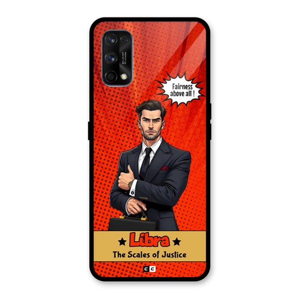 Impartial Libra Glass Back Case for Realme 7 Pro