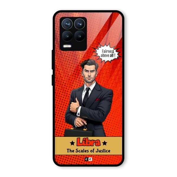 Impartial Libra Glass Back Case for Realme 8 Pro