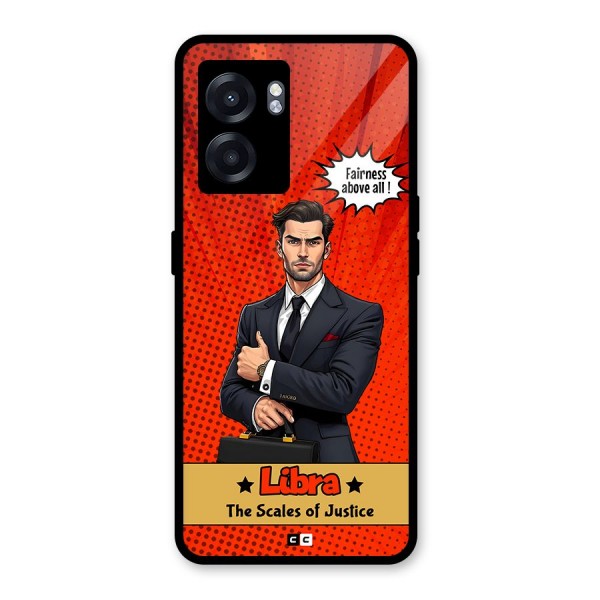 Impartial Libra Glass Back Case for Realme Narzo 50 5G