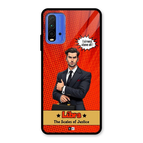 Impartial Libra Glass Back Case for Redmi 9 Power