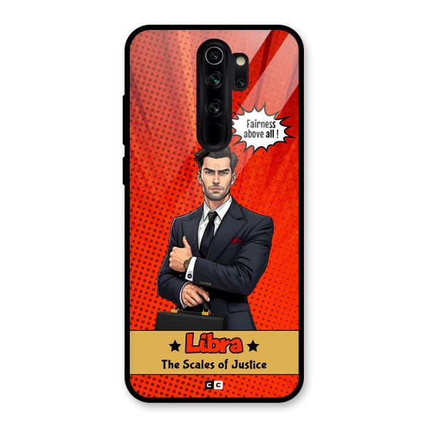 Impartial Libra Glass Back Case for Redmi Note 8 Pro