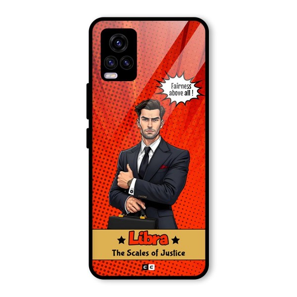 Impartial Libra Glass Back Case for Vivo V20