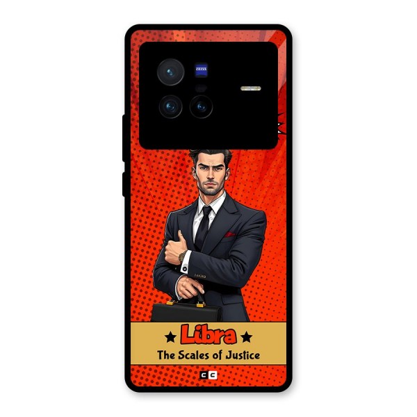 Impartial Libra Glass Back Case for Vivo X80