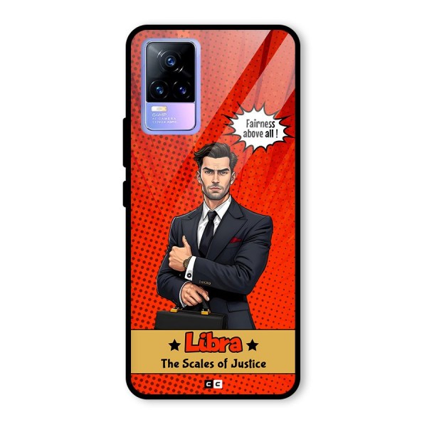 Impartial Libra Glass Back Case for Vivo Y73