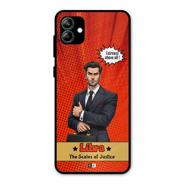 Impartial Libra Metal Back Case for Galaxy A04