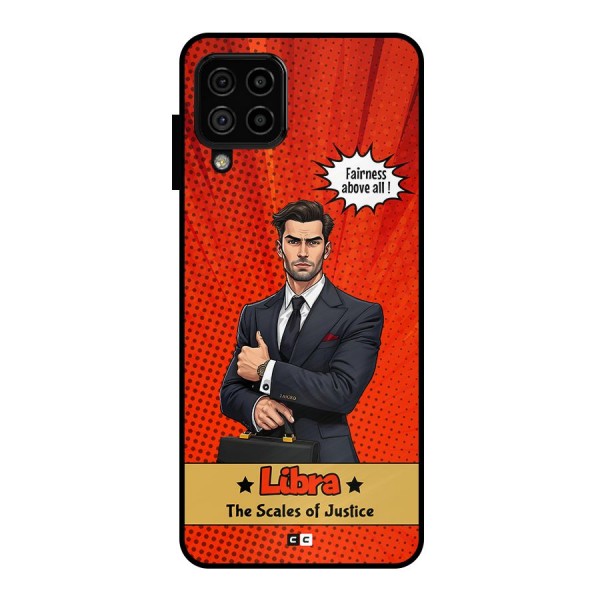 Impartial Libra Metal Back Case for Galaxy A22 4G