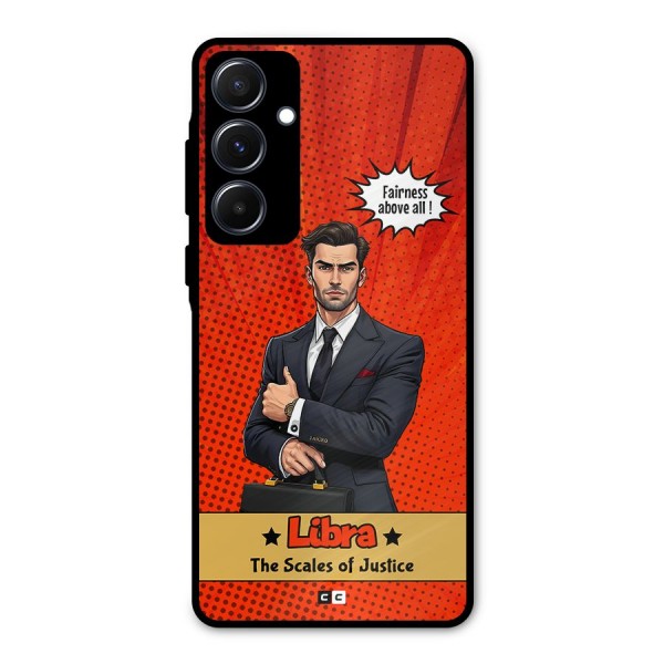 Impartial Libra Metal Back Case for Galaxy A55