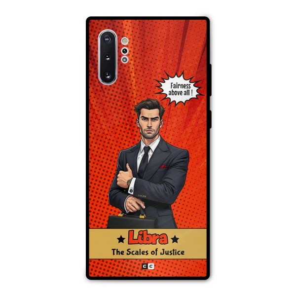 Impartial Libra Metal Back Case for Galaxy Note 10 Plus