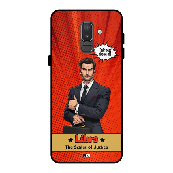 Impartial Libra Metal Back Case for Galaxy On8 (2018)