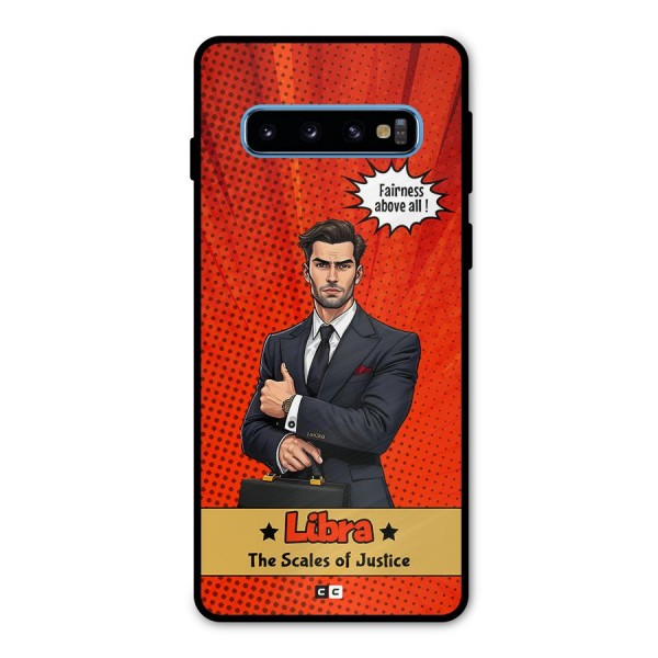 Impartial Libra Metal Back Case for Galaxy S10