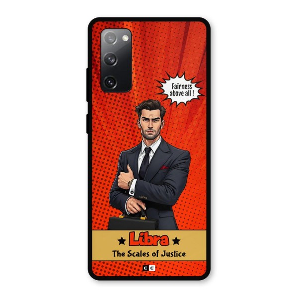 Impartial Libra Metal Back Case for Galaxy S20 FE