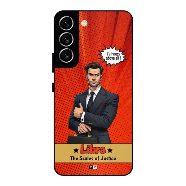 Impartial Libra Metal Back Case for Galaxy S22 5G