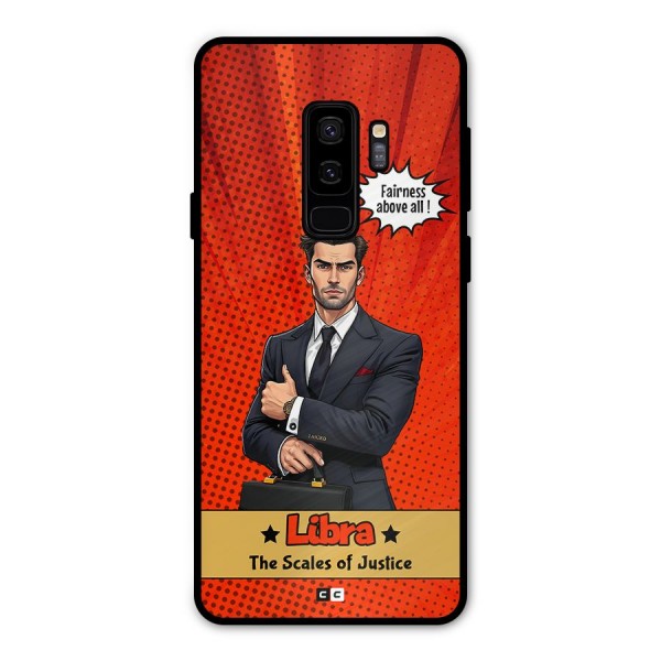 Impartial Libra Metal Back Case for Galaxy S9 Plus