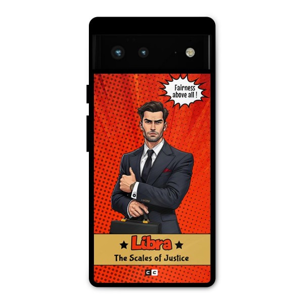 Impartial Libra Metal Back Case for Google Pixel 6