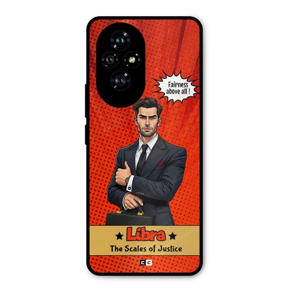 Impartial Libra Metal Back Case for Honor 200