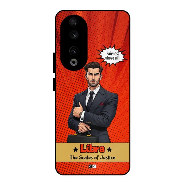 Impartial Libra Metal Back Case for Honor 90