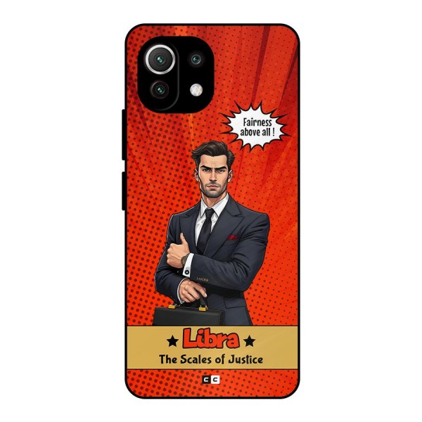 Impartial Libra Metal Back Case for Mi 11 Lite