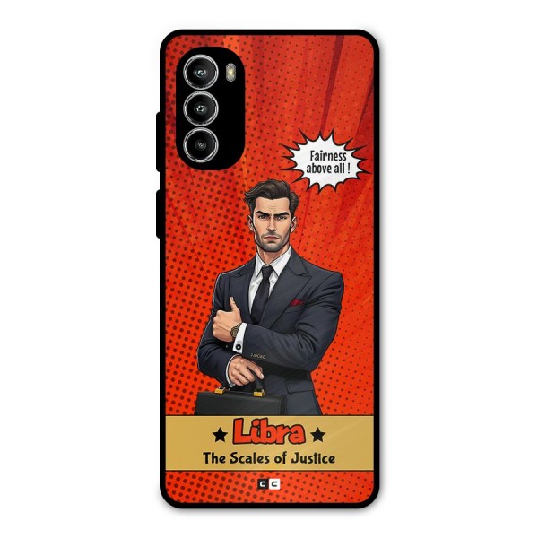 Impartial Libra Metal Back Case for Moto G82