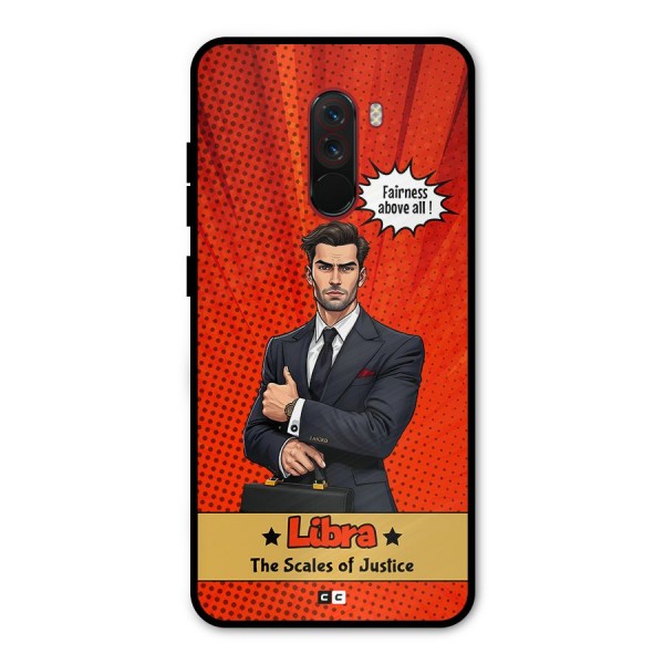 Impartial Libra Metal Back Case for Poco F1