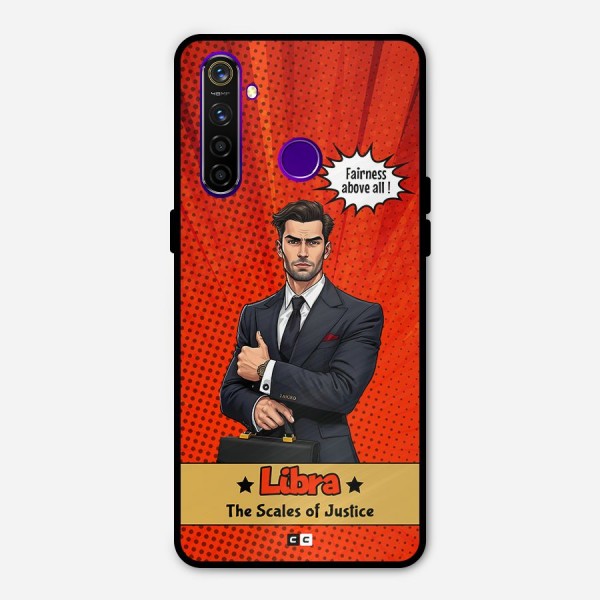 Impartial Libra Metal Back Case for Realme 5 Pro