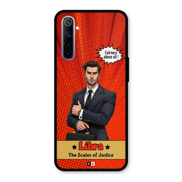 Impartial Libra Metal Back Case for Realme 6