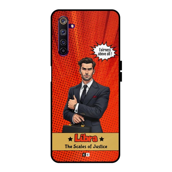 Impartial Libra Metal Back Case for Realme 6 Pro