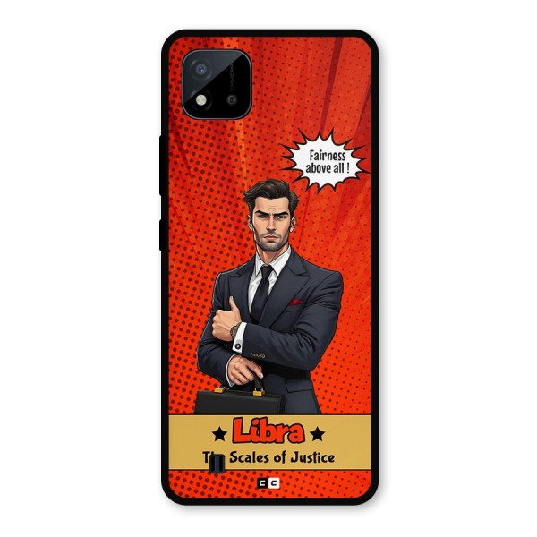 Impartial Libra Metal Back Case for Realme C11 2021