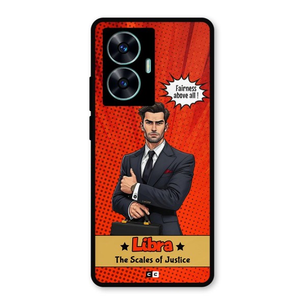 Impartial Libra Metal Back Case for Realme C55