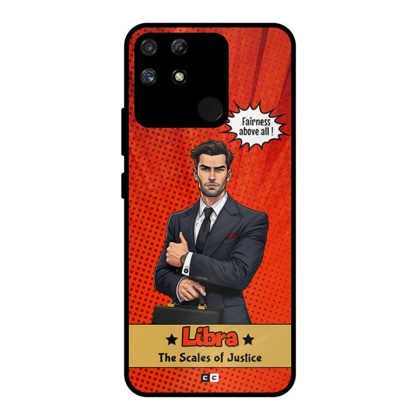 Impartial Libra Metal Back Case for Realme Narzo 50A