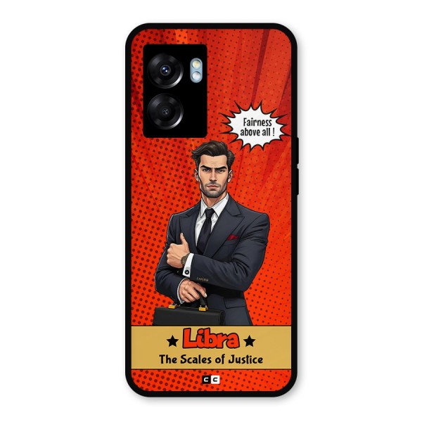 Impartial Libra Metal Back Case for Realme Narzo 50 5G