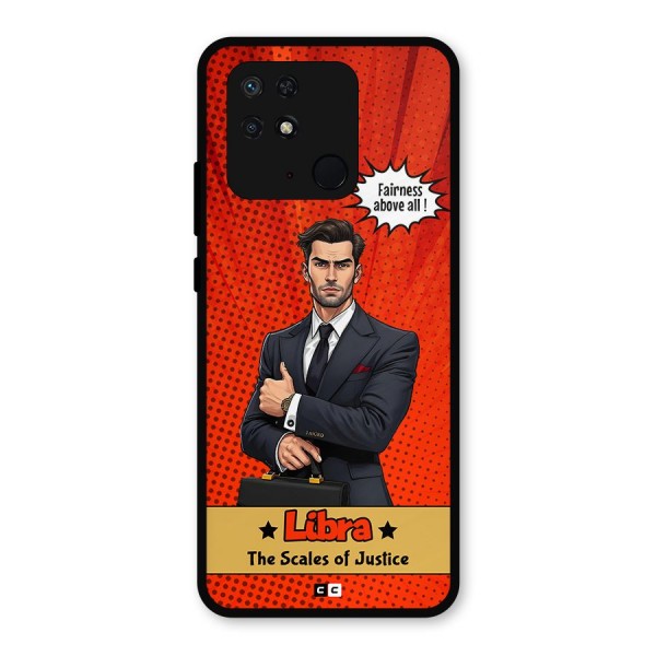 Impartial Libra Metal Back Case for Redmi 10