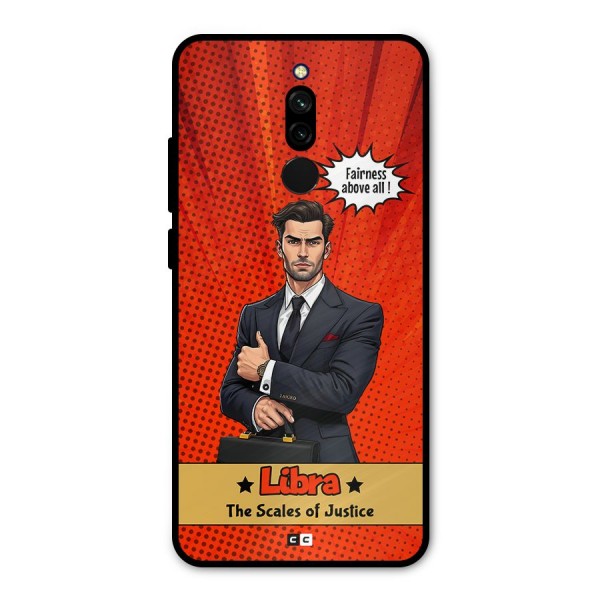 Impartial Libra Metal Back Case for Redmi 8