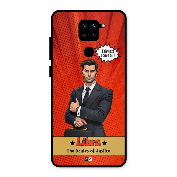 Impartial Libra Metal Back Case for Redmi Note 9