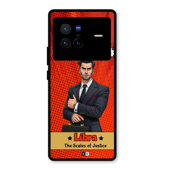 Impartial Libra Metal Back Case for Vivo X80