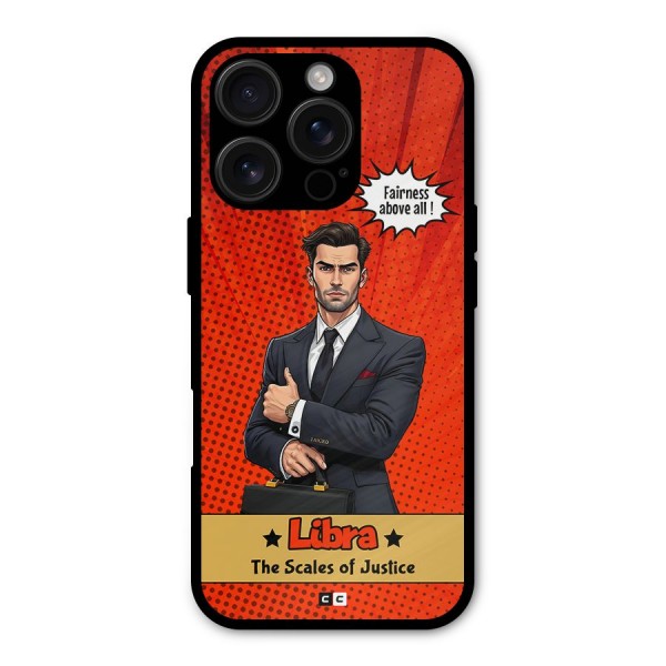 Impartial Libra Metal Back Case for iPhone 16 Pro