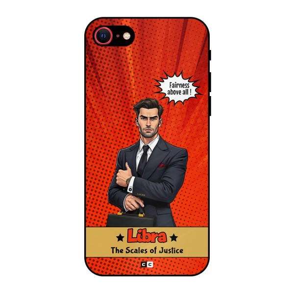 Impartial Libra Metal Back Case for iPhone 7