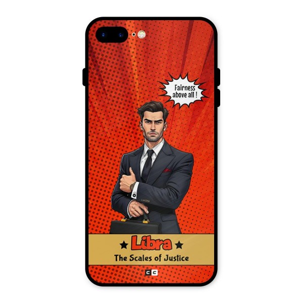 Impartial Libra Metal Back Case for iPhone 7 Plus