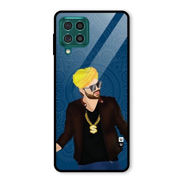 Indie Pop Illustration Glass Back Case for Galaxy F62