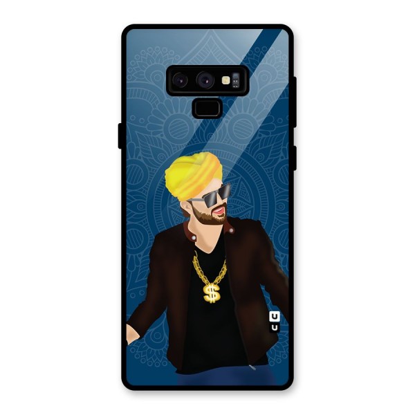 Indie Pop Illustration Glass Back Case for Galaxy Note 9