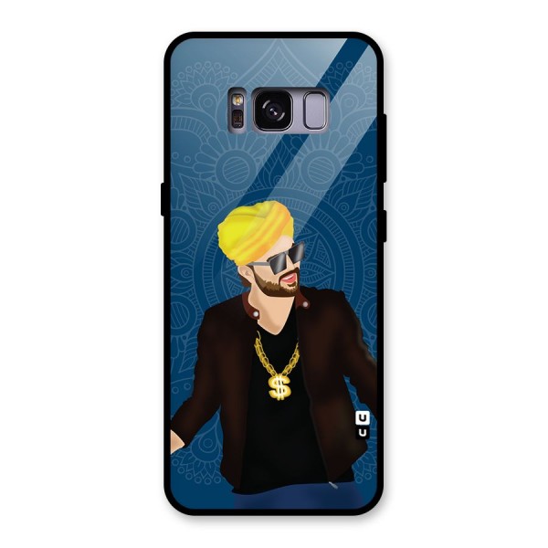 Indie Pop Illustration Glass Back Case for Galaxy S8