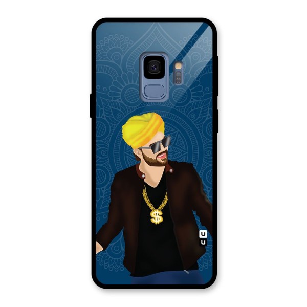 Indie Pop Illustration Glass Back Case for Galaxy S9