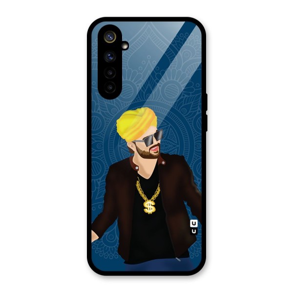 Indie Pop Illustration Glass Back Case for Realme 6