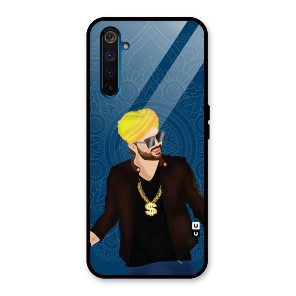 Indie Pop Illustration Glass Back Case for Realme 6 Pro