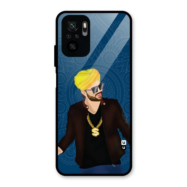 Indie Pop Illustration Glass Back Case for Redmi Note 10