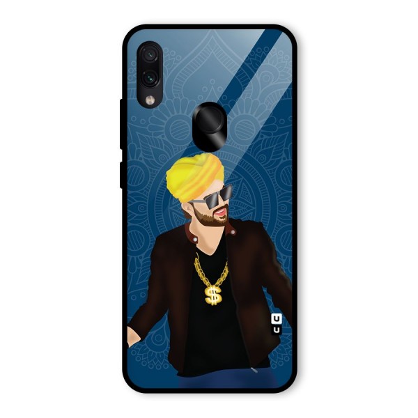 Indie Pop Illustration Glass Back Case for Redmi Note 7